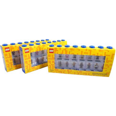 Room Copenhagen LEGO 4066 Mini Figure Display Case 16, Blue, L