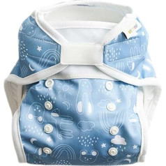 ImseVimse All-In-Two Nappy Cover + Inserts Blue Teddy