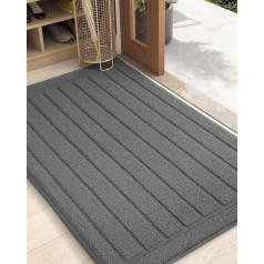 Color G Door Mat Indoor 50 x 120 cm, Absorbent Dirt Trapper Mat Washable, Doormat Personalised Entrance Rug, Doormat Indoor Door Mat for Entrance, Front Door, Indoor, Hallway - Grey