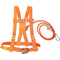 Air work safety belt, outdoor adjustable climbing harness, safety belt, rescue rope, suitable for electricians, construction construction, exterior wall cleaning, climbing