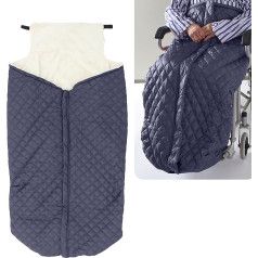 Generisch Wheelchair Blanket, Fleece Lined Heat Blanket for Wheelchair, Keep Warm for Legs and Feet