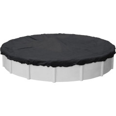 Pool Mate 3812 PM Black Mesh Winter Cover for Round The Swimming Pool, Black