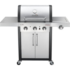 Char-Broil Professional 3400S - 3 Burner Gas Barbecue with Side Burner, Stainless Steel