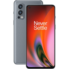 OnePlus Nord 2 5G 8GB RAM 128GB SIM Free Smartphone with Triple Camera and 65W Warp Charge - Grey Sierra