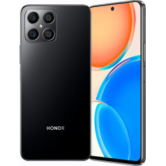 HONOR X8 Android Smartphone, 6.7 Inch Mobile Phone, 6+128 GB, 90 Hz, Dual SIM with 64 MP Quad Camera, Black