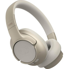 Fresh 'n Rebel Clam Core Bluetooth Headphones Over Ear with ENC Microphone (Perfect Calls), Wireless Headphones with Volume Control and Buttons for Play/Pause, 45 Hours Playtime (Beige)