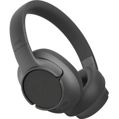 Fresh 'n Rebel Clam Core Bluetooth Headphones Over Ear with ENC Microphone (Perfect Calls), Wireless Headphones with Volume Control and Buttons for Play/Pause, 45 Hours Playtime (Black)