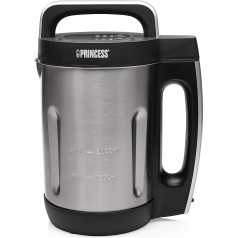 Princess 01.214002.01.001 Soup Cooker 200 Stainless Steel 2 Litres Silver Black
