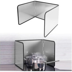Kitchen Splash Guard Plate 3 Sides Foldable Kitchen Splash Guard Splash Guard Splash Guard Splash Guard for Wall Kitchen Splash Guard (Small)