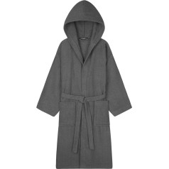 CityComfort Women's Terry Towelling Bathrobe with Hood, Cotton Sauna Bathrobe Ladies, Dressing Gown Women and Teenagers S - XL - Gifts for Women