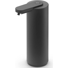 ZACK TERVO Lotion Dispenser Soap Dispenser 200 ml with Sensor and Battery Charging Function (with USB Cable) Black