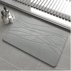 Stone Bath Mat, Stone Bath Mat, Diatomaceous Earth Bath Mat, Shower Mat, Stone Mat, Bathroom 60 cm x 39 cm