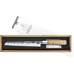 Forged VG10 20cm Handmade Bread Knife in Wooden Box