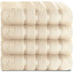 GC GAVENO CAVAILIA Luxury Towel Set 50 x 85 cm 100% Egyptian Cotton Super Absorbent New Hampton Cream