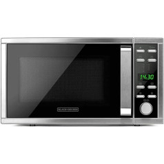 Black+Decker ES9700040B BXMZ901E Microwave with Grill and Convection, 25 Litres, Grey
