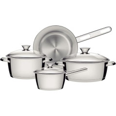 Tramontina 65650/324 Gla Cookware Set, Stainless Steel/Black