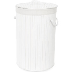 Compactor Laundry Basket White 40 x 0.2 x H 60 cm