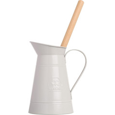 Bürstenhaus Redecker Toilet Brush in Metal Jug (White)