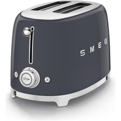 SMEG Toaster Compact SMEG BHT 36.6 x 24.8 x 22.4 cm Grey