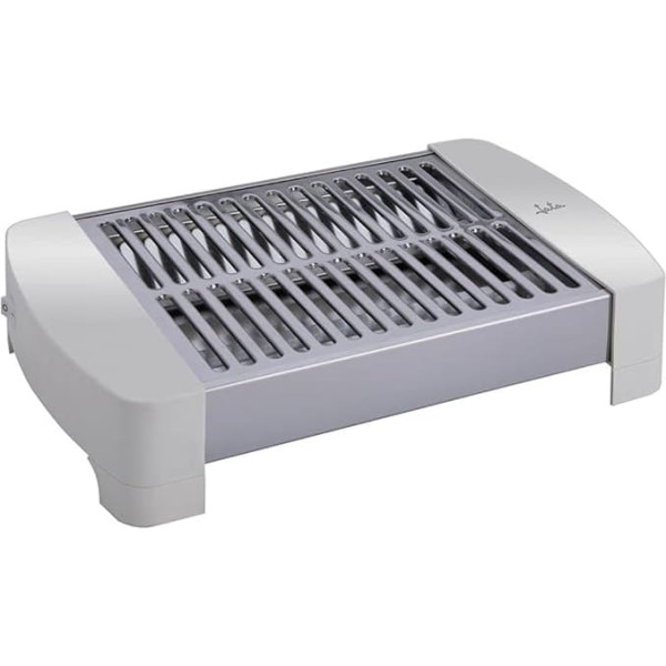Jata JETT0201 Small Horizontal Toaster with 2 Quartz Resistors, Removable Crumb Drawer, 300 W, Easy Storage: 34 x 19 x 7 cm, White