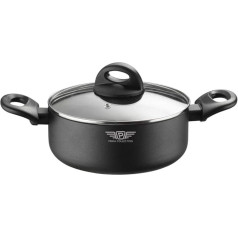 Pintinox POP Xylan Series Aluminium Stewing Pan Diameter 20 cm 2.4 Litres Non-Stick Coating Induction