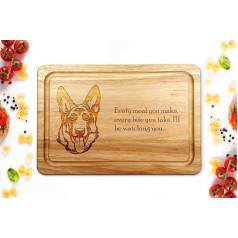 German Shepherd Chopping Board 30cm x 20cm