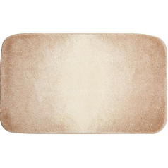 Grund Moon Bath Mat, 100% Polyacrylic, Ultra Soft, Non-Slip, Oeko-Tex Certified, 60 x 100 cm, Beige