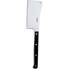 AUSONIA - 64332 Chopping Knife with Two Handles with 440 Stainless Steel Blade 23 cm and Long Handle Made of Non-Toxic Polypropylene, 1400 g