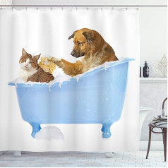 ABAKUHAUS m_6 Multicoloured Shower Curtain