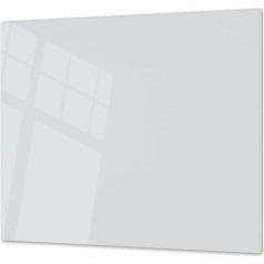 Tempered Glass Chopping Board and Protective Work Surface - Single Chopping Boards 60 x 52 cm and Double - Two Boards with 30 x 52 cm D18 Range of Colours: Z Light Grey