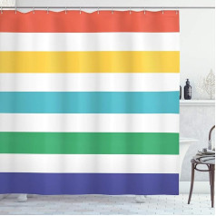 Abakuhaus de_7 Multicoloured Shower Curtain