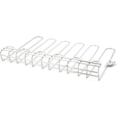 Hostelnovo - Glass holder for ceiling and wall - Wine glass holder ideal for bar or restaurant - Capacity 20 glasses in 6 rails - Stainless steel