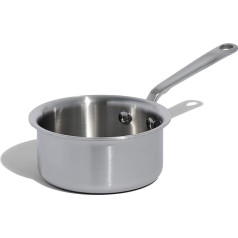 Made In Cookware - 3/4 Quart Stainless Steel Butter Warmer - 5-Layer Stainless Steel Trim - Professional Cookware - Made in Italy - Induction Compatible