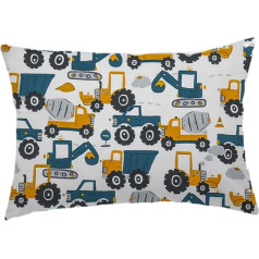 Aisawate Toddler Pillow with Pillowcase - 33 x 45.7 cm Soft Cotton Baby Kids Pillow for Sleeping - Washable and Hypoallergenic - Toddler Bedding Small Pillow - Baby Pillow for Cot & Cot