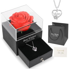 SUOHINAO Gifts for Mum, Rose Mum Gift, Eternal Rose Birthday Gift for Mum, Mother's Day Gift, Anniversary Beast Roses Gifts for Women, Birthday, Mum
