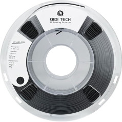 QIDI TECH Fibreglass ABS Filament 1.75 mm, ABS GF25 3D Printer Filament 500 g Spool, High Hardness, Black