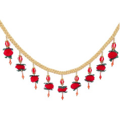 The Great Indian Bazaar Traditional Indian Festival Decoration Door Toran Bandhanwar Ethnic Tapestry Thoranam for Home Office Temple Room Wedding Door Entrance (Multicolor, 36 x 6 Inch)