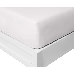 Yorkshire Bedding Fitted Sheet 25 cm - Super Soft Deep Fitted Sheet Brushed Microfiber Wrinkle Resistant, Breathable and Fade Resistant (White, Double)