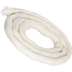 NKlaus 10 Metre Wick with Fibreglass Insert, Fibreglass Wick, Round, Diameter 8 mm, for Melting Light, Spirit Lamp, Oil Lamp for Purified Lamp Oil, Paraffin Oil, Permanent Wick, Garden Torch, Petroleum Lamp 1260