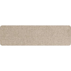 Efia Salonloewe Doormat Living Mat Minimat Mat Plain Washable (Sand, 30 x 100 cm)