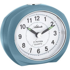 Atlanta Alarm Clock Analogue Blue 1593 5