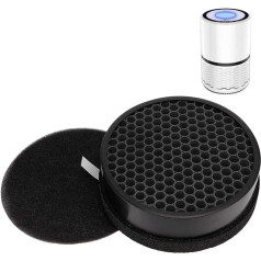 Zerodis Air Purifier Replacement Filter Element Set of 2 Replacement Filters H13-HEPA Medical Grade Replacement Filter Compatible with Levoit LV-H132 LV-H132 RF Air Purifier
