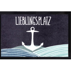 Close Up Lieblingsplatz Anchor Door Mat, Dirt Trapper Mat, 60 x 40 cm