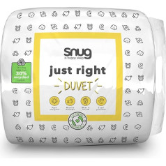SnuG Just Right 10.5 Tog Hollowfibre Quilt, White, Double