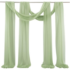 Teahutty Wedding Arch Drape Fabric 2 Panels 27.5