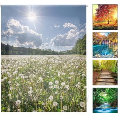 blindecor w-p-45058 – Translucent Digital Roller Blind, Printed, 110 x 180 cm