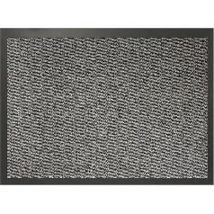 HOUSEGADS Dirt Trapper Mat Indoor/Outdoor Non-Slip Rubber Backing Carpet and Floor Mat for Home, Kitchen and Office, Super Absorbent Washable Mat for Front and Back Door (Gray, 40