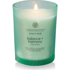 Chesapeake Bay Candle Duftkerze Balance + Harmony (Seerose Birne), Medium, Wohnkultur