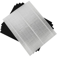 Winix 115115 Ersatzfilter A für C535, 5300-2, P300, 5300, 4 Stück (1er Pack)