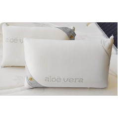 Seasons Pillow, Visco, 43 x 22 x 10 cm, 2 pieces, white